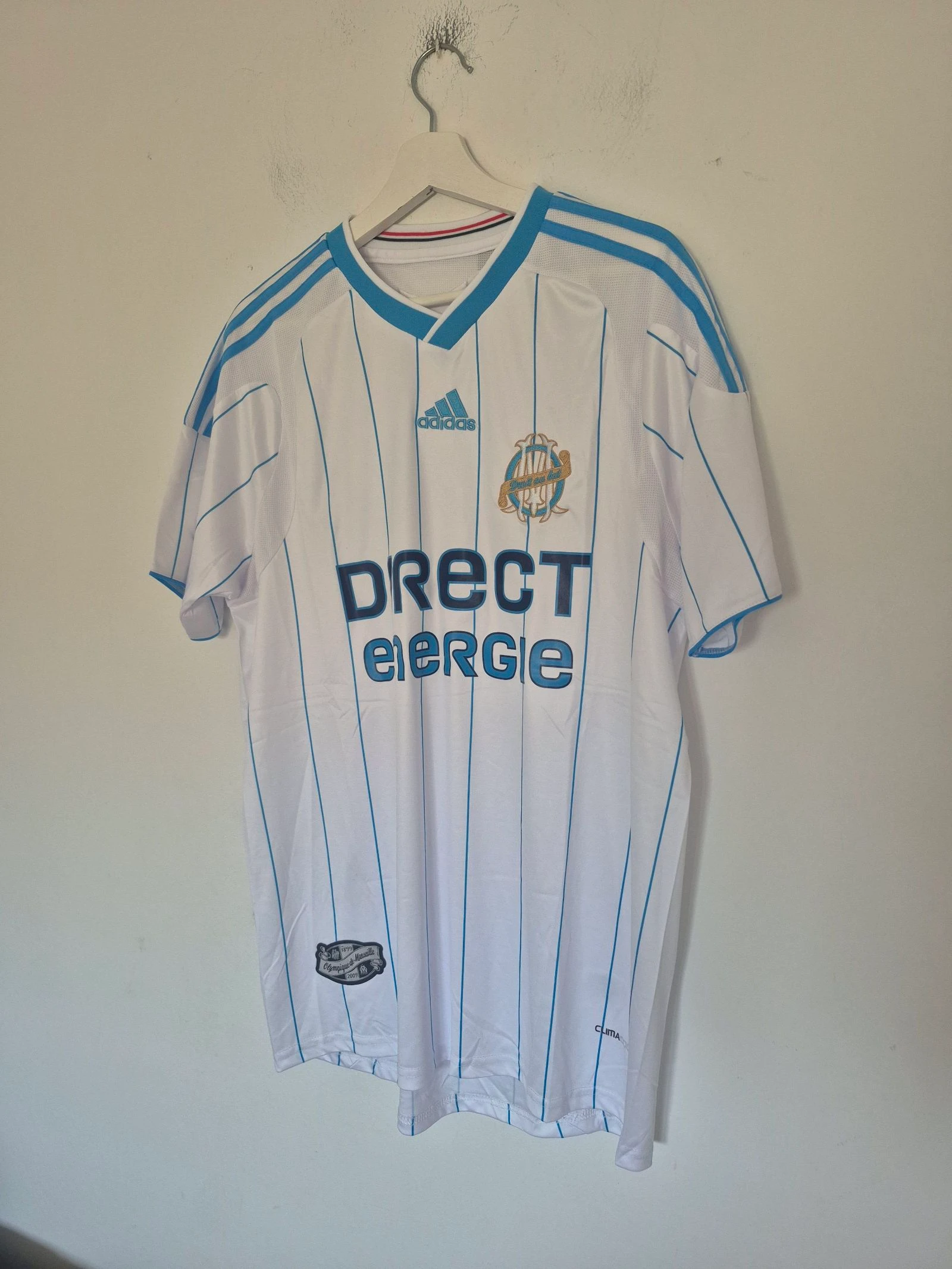 Maillot domicile de l'Olympique de Marseille 2009/10 Adidas - Taille XL - Neuve Direct Energie – photo 4
